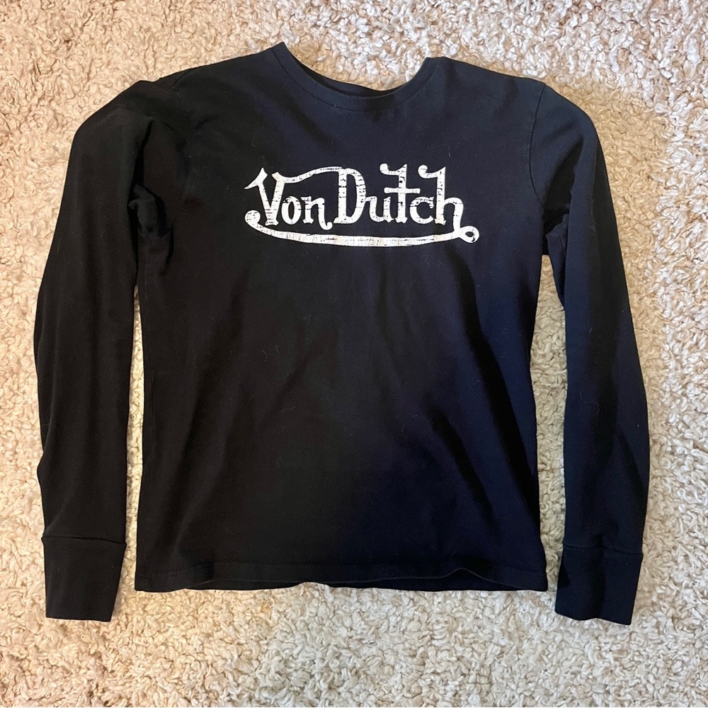 Authentic Von Dutch Black Long Sleeve Top